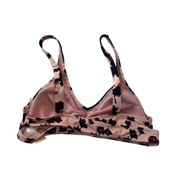 The Bikini Lab Floral Print Bralette Bikini Top - Picture 2 of 5